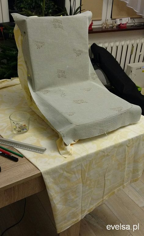 Renowacja krzesła prl